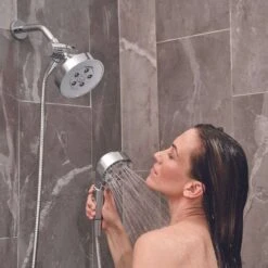 Speakman Neo Chrome Brass 6 Settings Showerhead Combo 2.5 Gpm -ACE Shop ac60199f f64f 49fa bb7e 8e7794295389