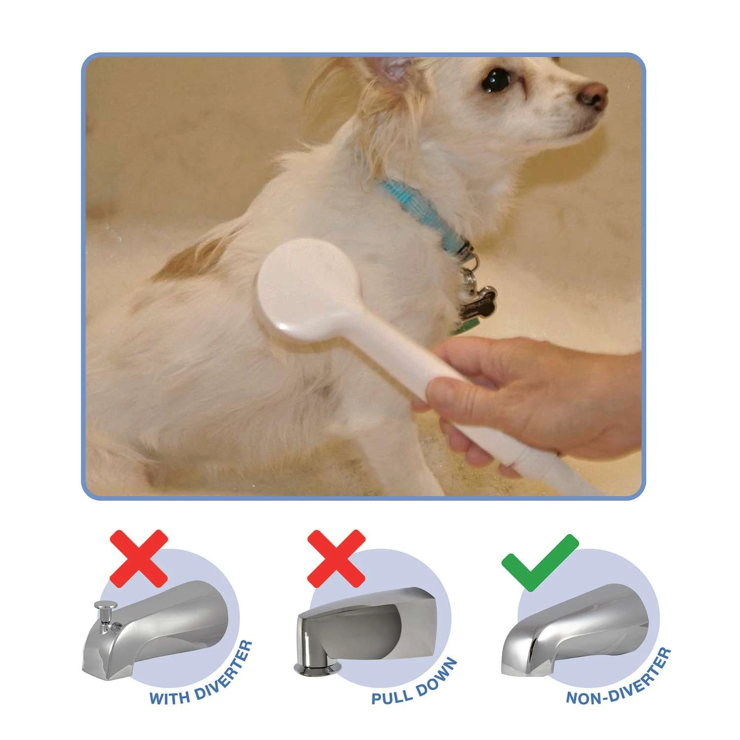 Danco White Plastic 1 Settings Handheld Showerhead 2.2 Gpm 5 Danco White Plastic 1 Settings Handheld Showerhead 2.2 Gpm - Image 5