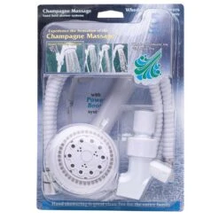 Whedon Champagne Massage White Plastic 5 Settings Handheld Showerhead 2.5 Gpm -ACE Shop aed6f6ca 3d30 41af acff e7f643a9a340