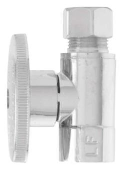Keeney 3/8 In. FIP In. X 3/8 In. Compression Brass Straight Valve