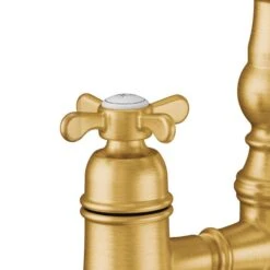 Moen Weymouth Two Handle Brush Gold Pull-Down Kitchen Faucet -ACE Shop b12fe962 272b 4190 ad0d 1aaf904a547a