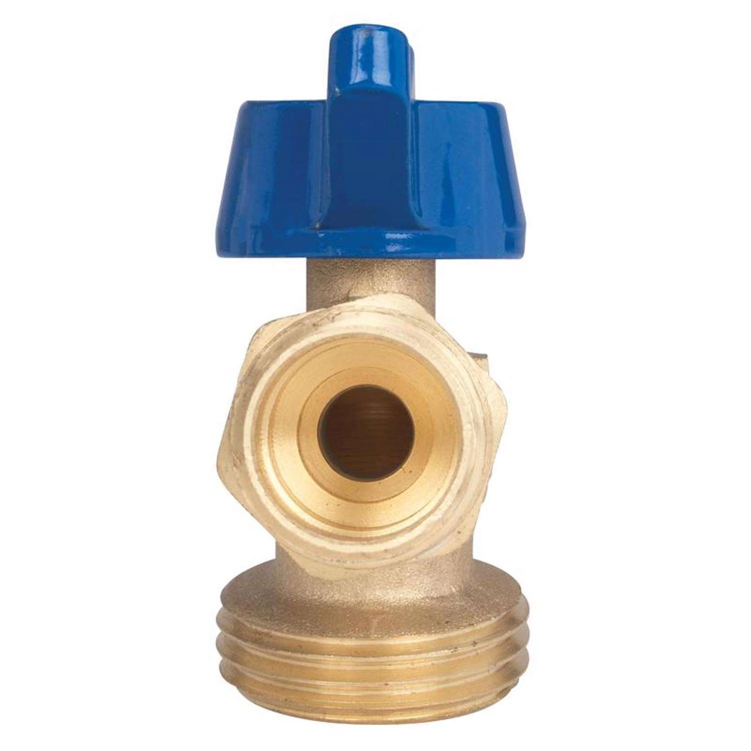 Homewerks 1/2 In. MIP X 3/4 In. MHT Brass Hose Bibb 2 Homewerks 1/2 In. MIP X 3/4 In. MHT Brass Hose Bibb - Image 2