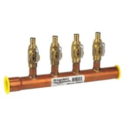 Sioux Chief 1 In. CTS Each X 1 In. D PEX Copper 4 Port Manifold