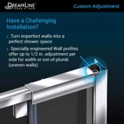 DreamLine Flex 76-3/4 In. H X 32 In. W X 32 In. L White Shower Backwalls Kit -ACE Shop b4e3ac8e 3ec8 4f87 afc3 c6c76112e286