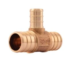 SharkBite 3/4 In. Barb X 3/4 In. D Barb Brass Reducing Tee