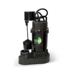 ECO-FLO 1/2 HP 4080 Gph Thermoplastic Vertical Float Switch AC Submersible Sump Pump