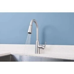 Moen Edwyn One Handle Stainless Steel Pull-Down Kitchen Faucet -ACE Shop b927f483 b316 4971 a189 874b96de3776