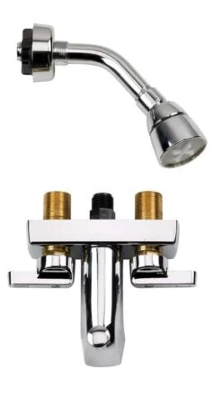 American Brass 2-Handle Brass Tub And Shower Faucet