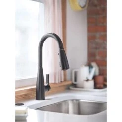 Moen Haelyn One Handle Matte Black Pull-Down Kitchen Faucet 13 Moen Haelyn One Handle Matte Black Pull-Down Kitchen Faucet -ACE Shop bdd5bf96 fb1d 4991 98a9 dd954a6b51ea