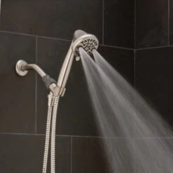 Oxygenics Brushed Nickel ABS 3 Settings Handheld Showerhead 1.75 Gpm -ACE Shop be5457fe e761 406e b931 a4ba181ada1b