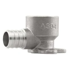 Boshart Industries 3/4 In. PEX X 3/4 In. D FPT Stainless Steel Drop Ear Elbow