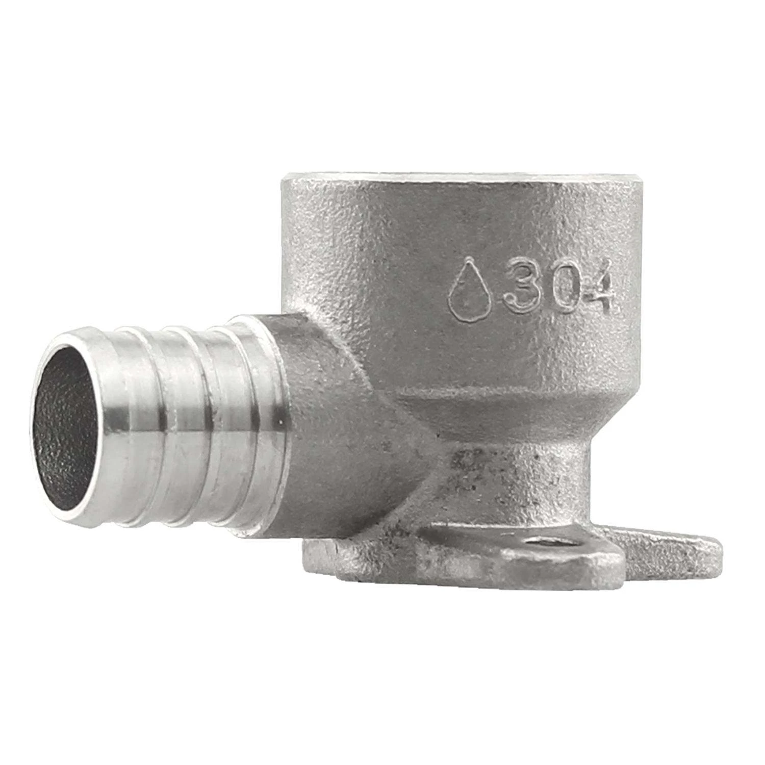 Boshart Industries 3/4 In. PEX X 3/4 In. D FPT Stainless Steel Drop Ear Elbow 1 Boshart Industries 3/4 In. PEX X 3/4 In. D FPT Stainless Steel Drop Ear Elbow