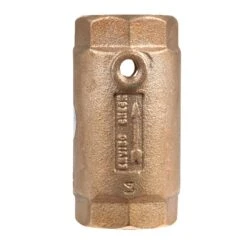 Campbell Flomatic 1-1/4 In. D X 1-1/4 In. D FNPT X FNPT Red Brass Spring Loaded Check Valve