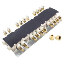 Apollo® Apollo 1/2 In. PEX Barb In To X 1/2 In. D Barb Brass 20 Port Manifold