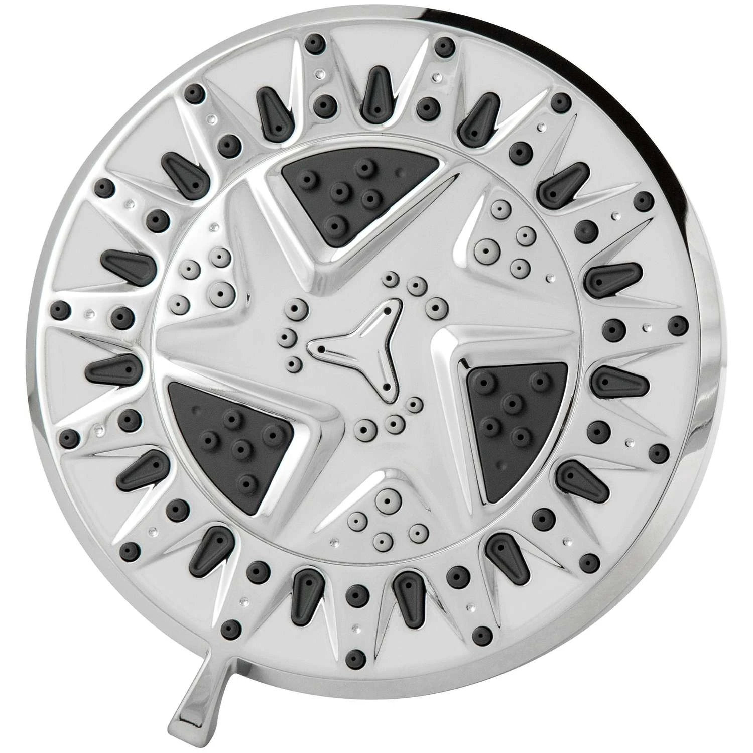 PlumbCraft Chrome ABS 6 Settings Showerhead 1.8 Gpm 1 PlumbCraft Chrome ABS 6 Settings Showerhead 1.8 Gpm