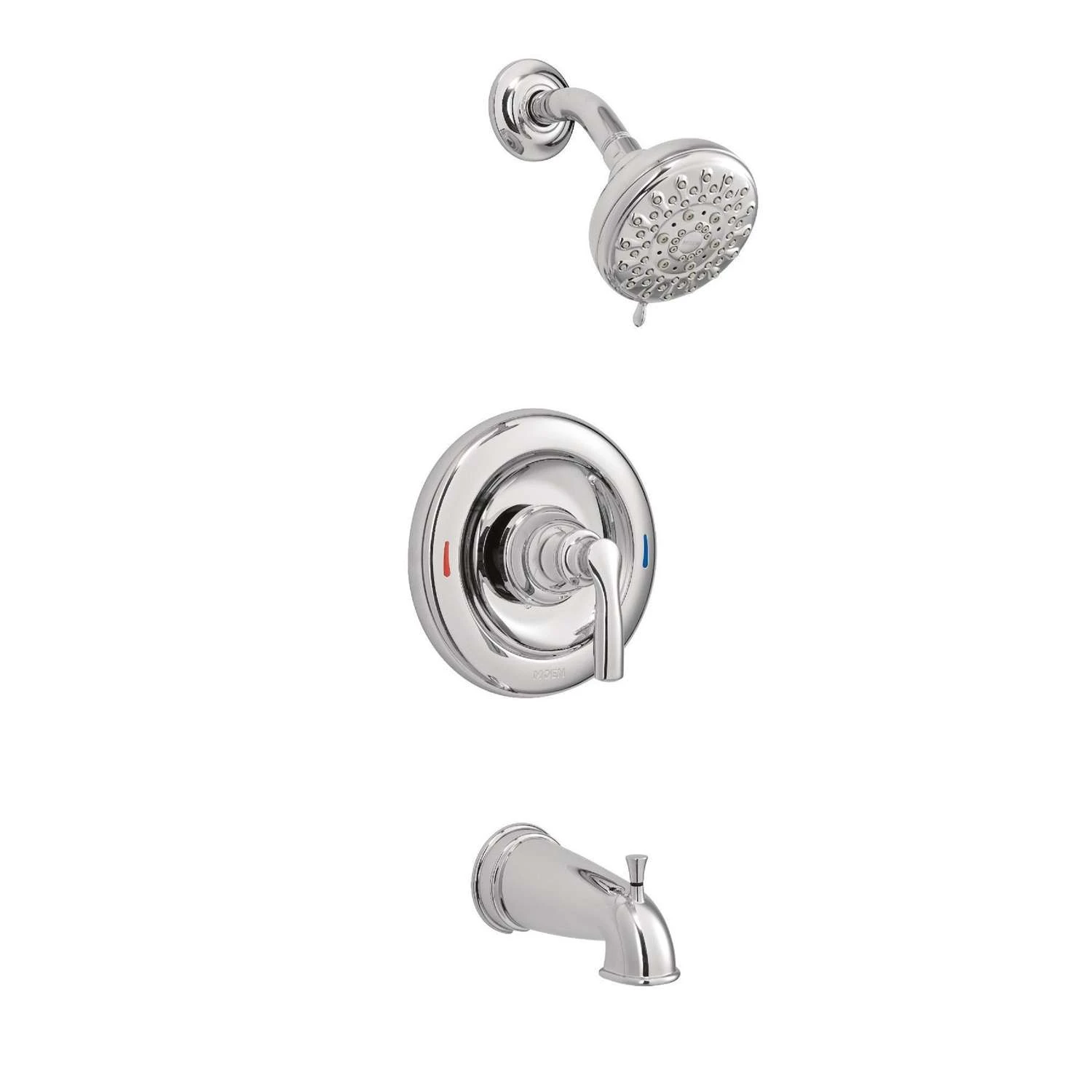 Moen Hilliard 1-Handle Chrome Tub And Shower Faucet 1 Moen Hilliard 1-Handle Chrome Tub And Shower Faucet