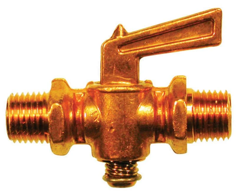 JMF Company 1/4 In. MIP MIP Brass Pipe Valve 1 JMF Company 1/4 In. MIP MIP Brass Pipe Valve