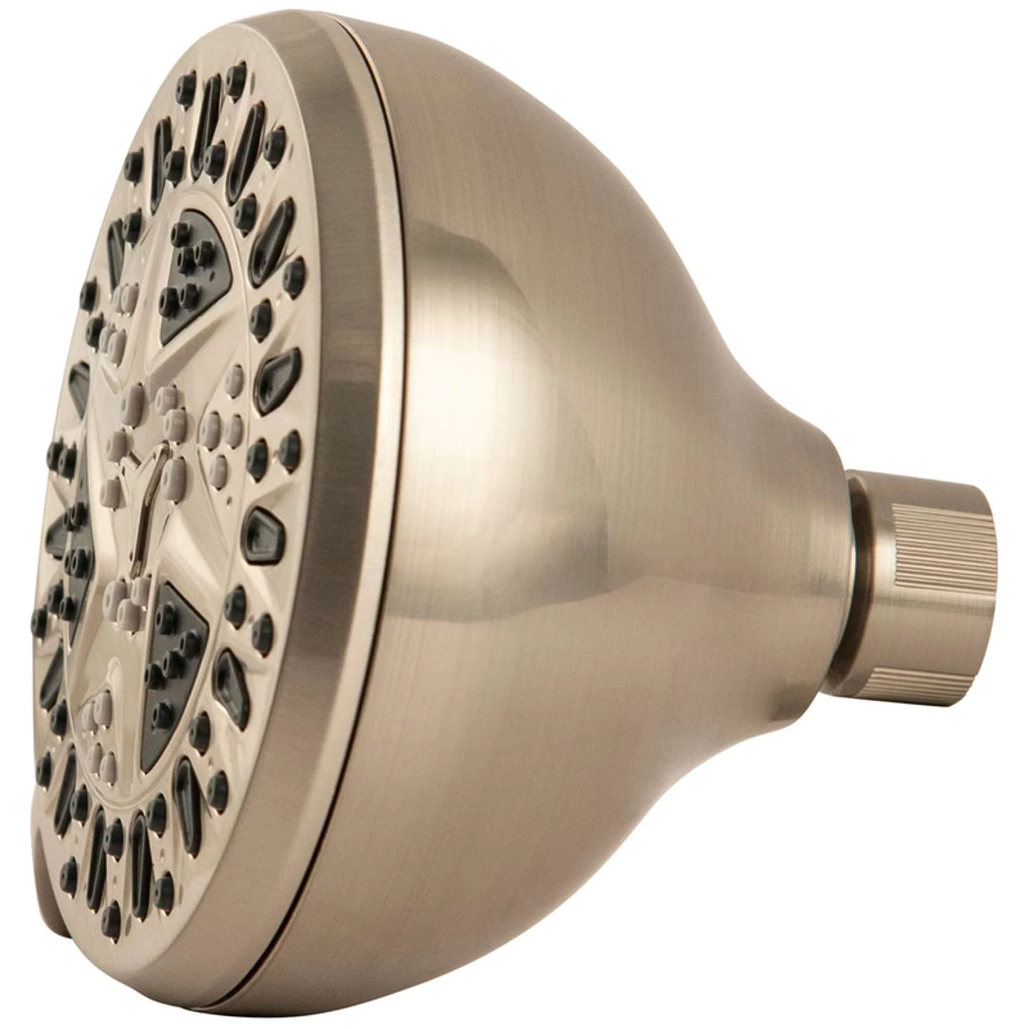 PlumbCraft Brushed Nickel 6 Settings Showerhead 1.8 Gpm 4 PlumbCraft Brushed Nickel 6 Settings Showerhead 1.8 Gpm - Image 4