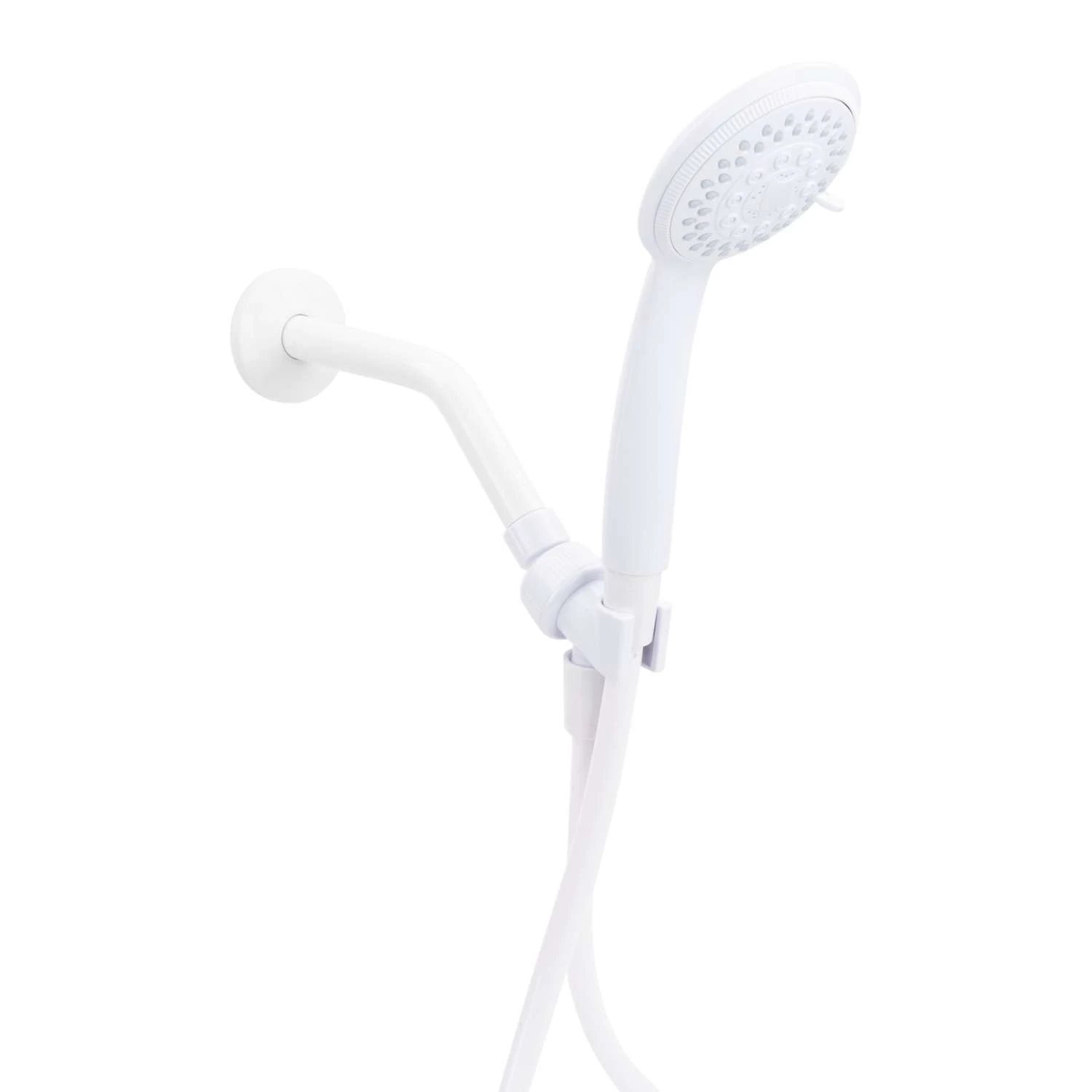 Exquisite White Plastic 5 Settings Handheld Showerhead 1.8 Gpm 1 Exquisite White Plastic 5 Settings Handheld Showerhead 1.8 Gpm