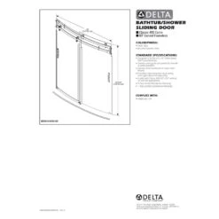 Delta Classic 400 60 In. H X 30 In. L Clear Shower Door 7 Delta Classic 400 60 In. H X 30 In. L Clear Shower Door -ACE Shop c89b256a 12c4 457a a733 96902591503d