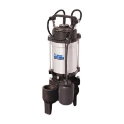 The Basement Watchdog 1/2 HP 6000 Gph Stainless Steel Tethered Float Switch Sewage Pump