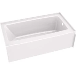 Delta Classic 500 18 In. H X 32 In. W X 60 In. L White Bathtub