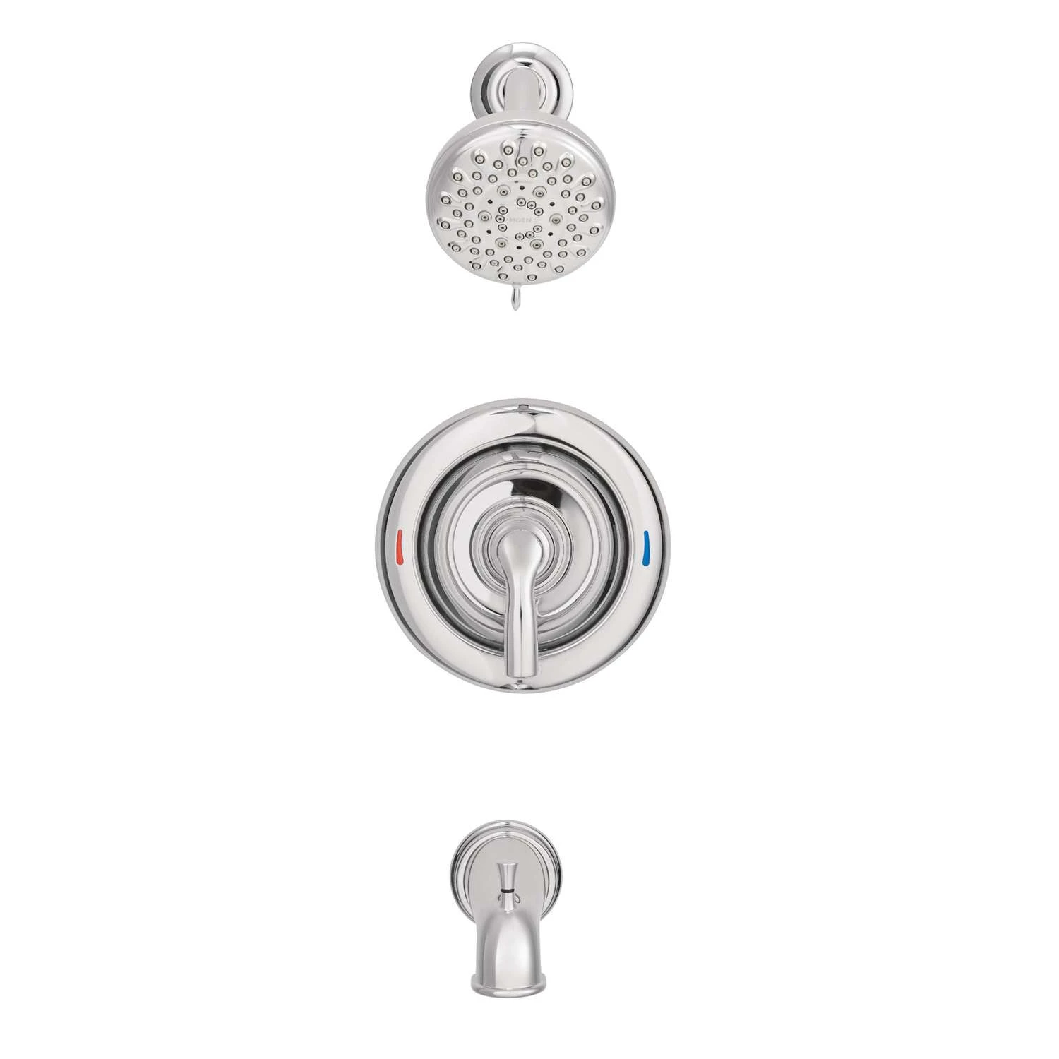 Moen Hilliard 1-Handle Chrome Tub And Shower Faucet 5 Moen Hilliard 1-Handle Chrome Tub And Shower Faucet - Image 5