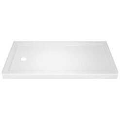 Delta Classic 400 3.5 In. H X 59.88 In. W X 30.75 In. L White Shower Base
