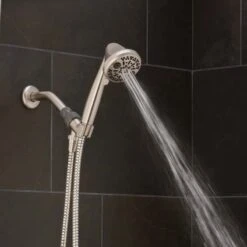 Oxygenics Brushed Nickel ABS 3 Settings Handheld Showerhead 1.75 Gpm -ACE Shop ccadec82 9d5d 42f9 99bc 0a52ac3e0cc9