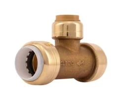 SharkBite Push To Connect 1/2 In. IPS X 1/2 In. D IPS Brass Slip Tee