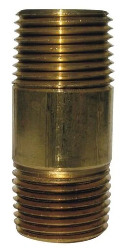 JMF Company 1 In. MPT Brass Nipple 4-1/2 In. L