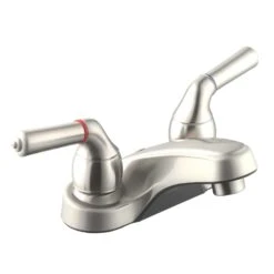 Home Plus Chrome Centerset Bathroom Sink Faucet 4 In.