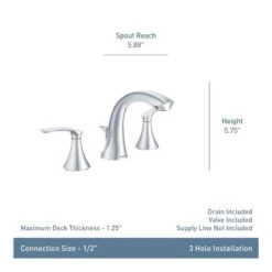 Moen Darcy Chrome Bathroom Faucet 8-16 In. -ACE Shop d01aa25b 8c28 4dc4 a6f9 7df56178889c