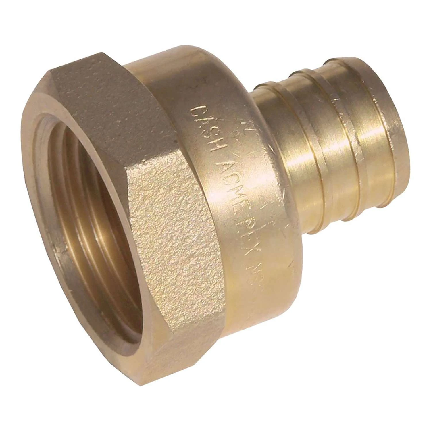SharkBite 3/4 In. PEX Barb X 3/4 In. D FNPT Brass Female Connector 2 SharkBite 3/4 In. PEX Barb X 3/4 In. D FNPT Brass Female Connector - Image 2