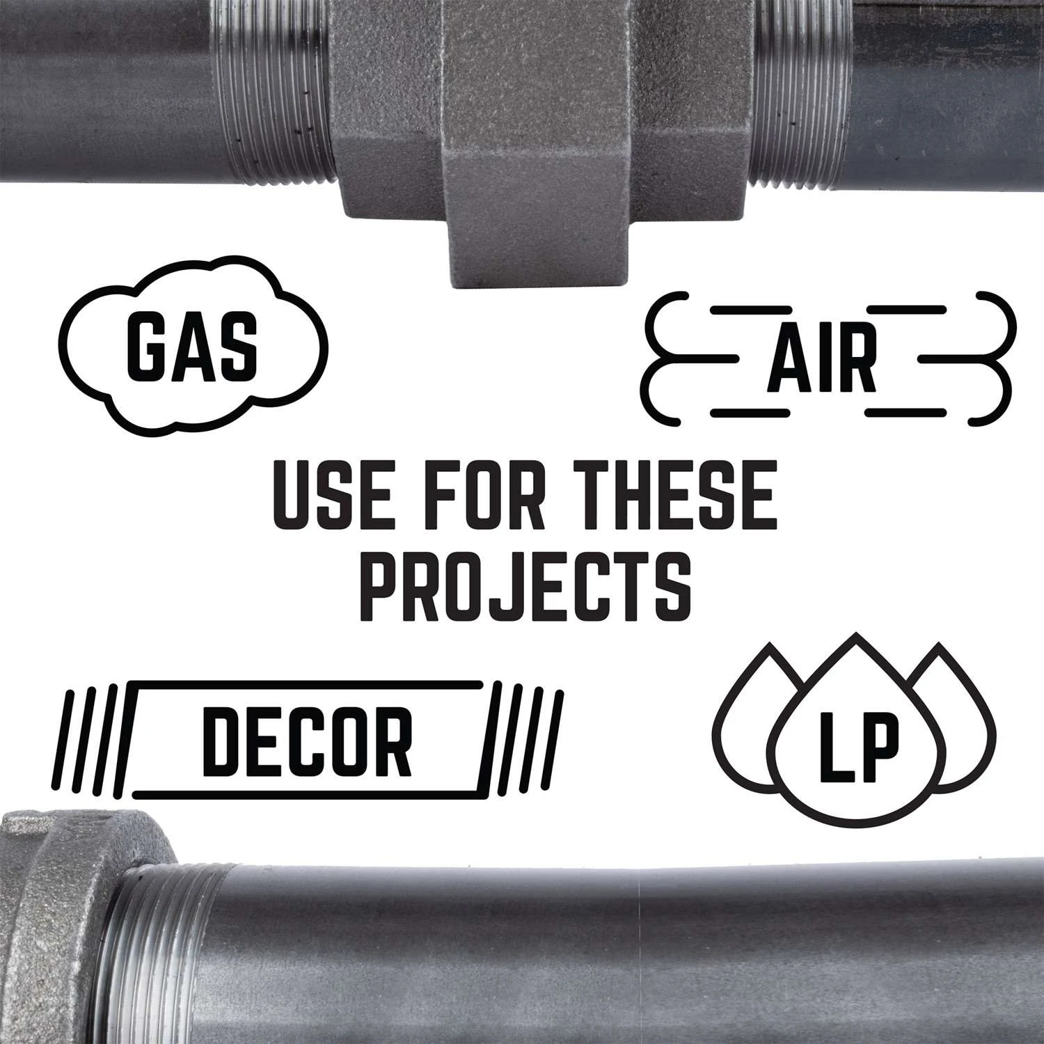 STZ Industries 2 In. FIP Each X 2 In. D FIP Black Malleable Iron 45 Degree Elbow 5 STZ Industries 2 In. FIP Each X 2 In. D FIP Black Malleable Iron 45 Degree Elbow - Image 5