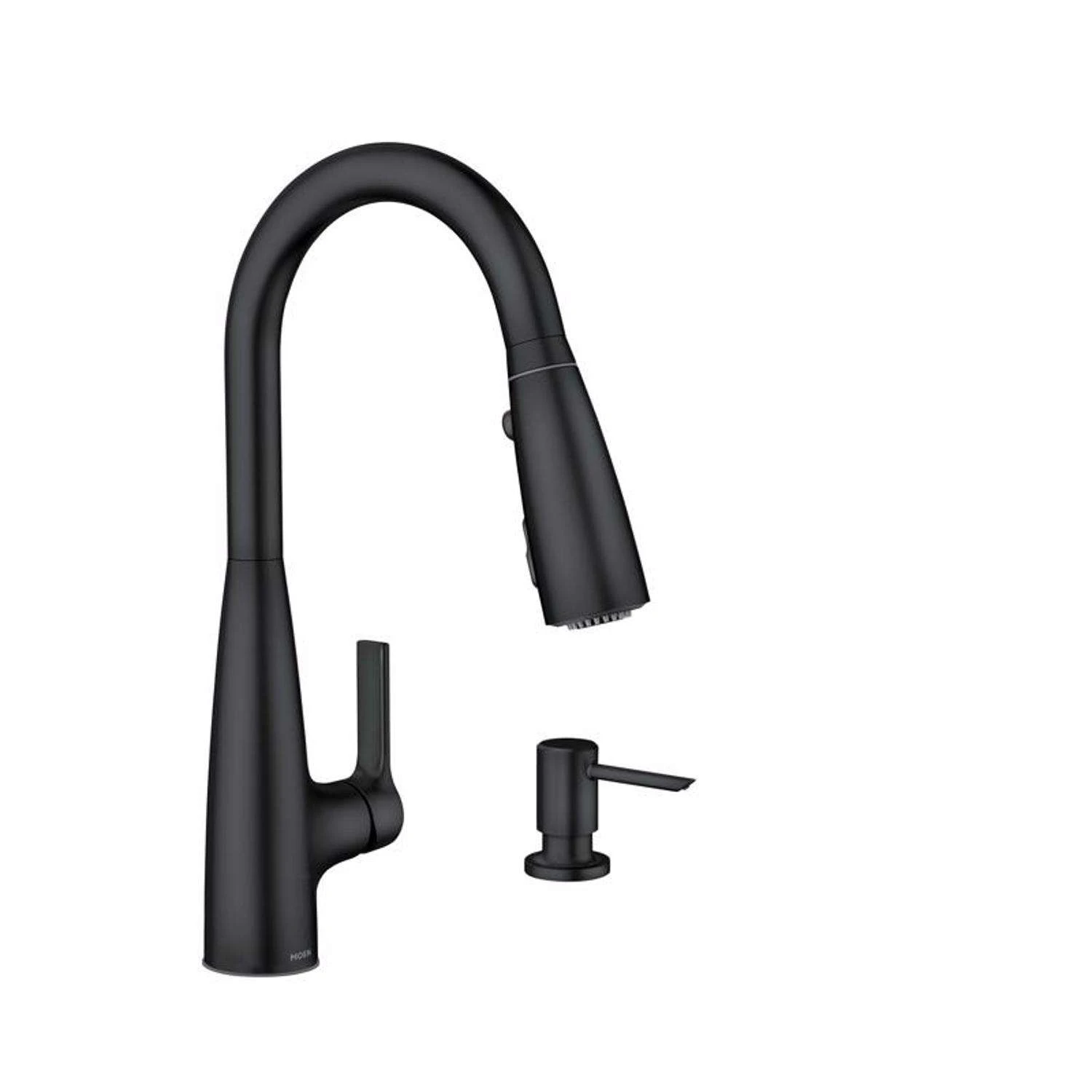 Moen Haelyn One Handle Matte Black Pull-Down Kitchen Faucet 1 Moen Haelyn One Handle Matte Black Pull-Down Kitchen Faucet