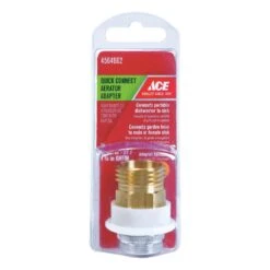 ACE Shop 16 Ace Quick-Connect Dual Thread 15/16 In.-27 Or 55/64 In. Chrome Aerator Adapter