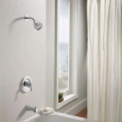 Moen Banbury 1-Handle Chrome Tub And Shower Faucet 7 Moen Banbury 1-Handle Chrome Tub And Shower Faucet -ACE Shop d6127920 93f7 403e af2d d8162d0e0225