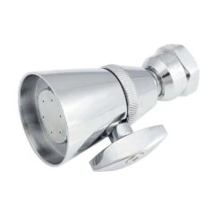 Whedon Flow Pro Chrome Brass 2 Settings Adjustable Showerhead 2.5 Gpm