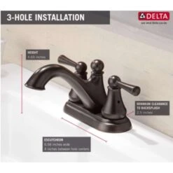 Delta Bronze Bathroom Faucet 4 In. -ACE Shop d78ca4be 254b 4197 9ae5 19e7a122f40d