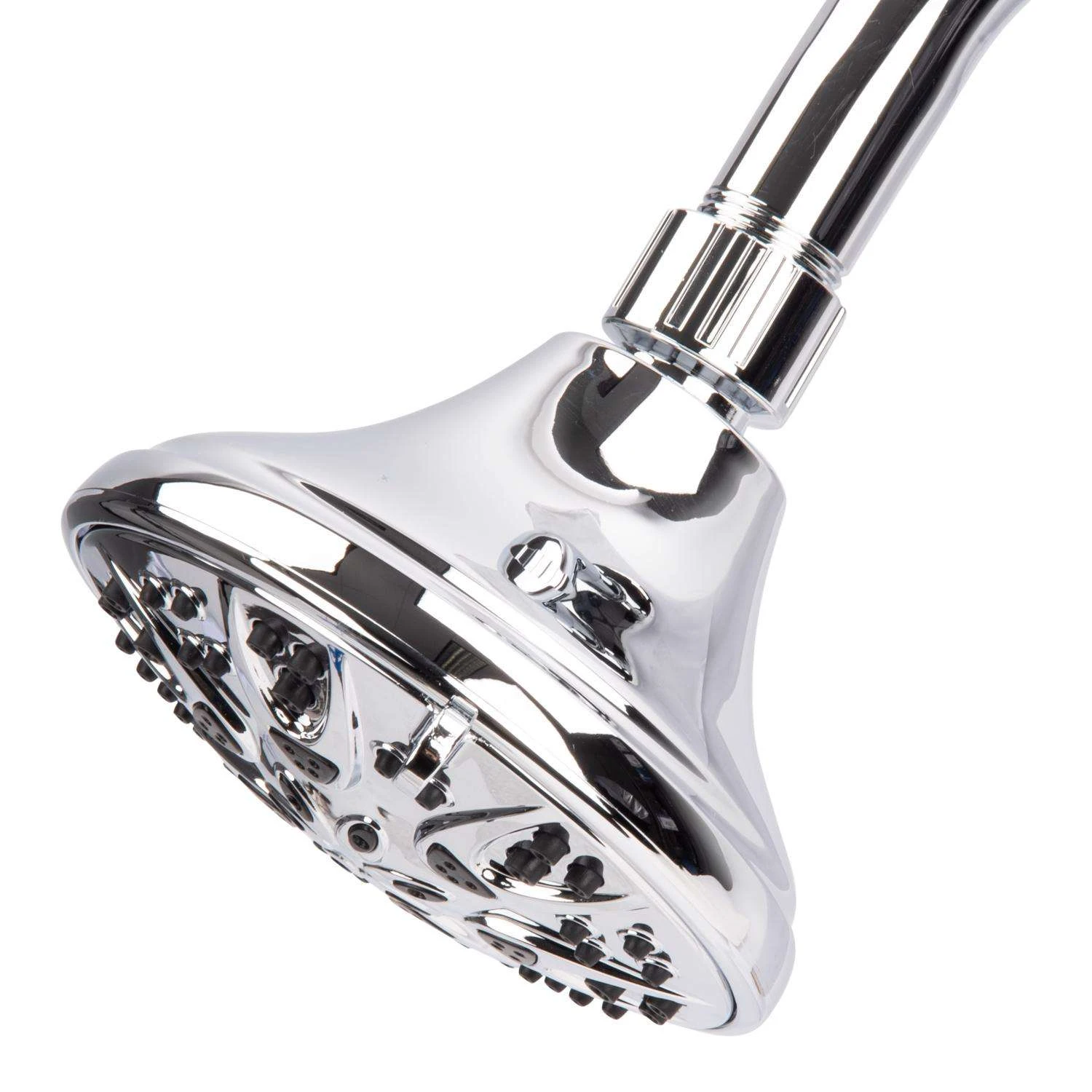 Exquisite Chrome Plastic 5 Settings Showerhead 1.8 Gpm 1 Exquisite Chrome Plastic 5 Settings Showerhead 1.8 Gpm