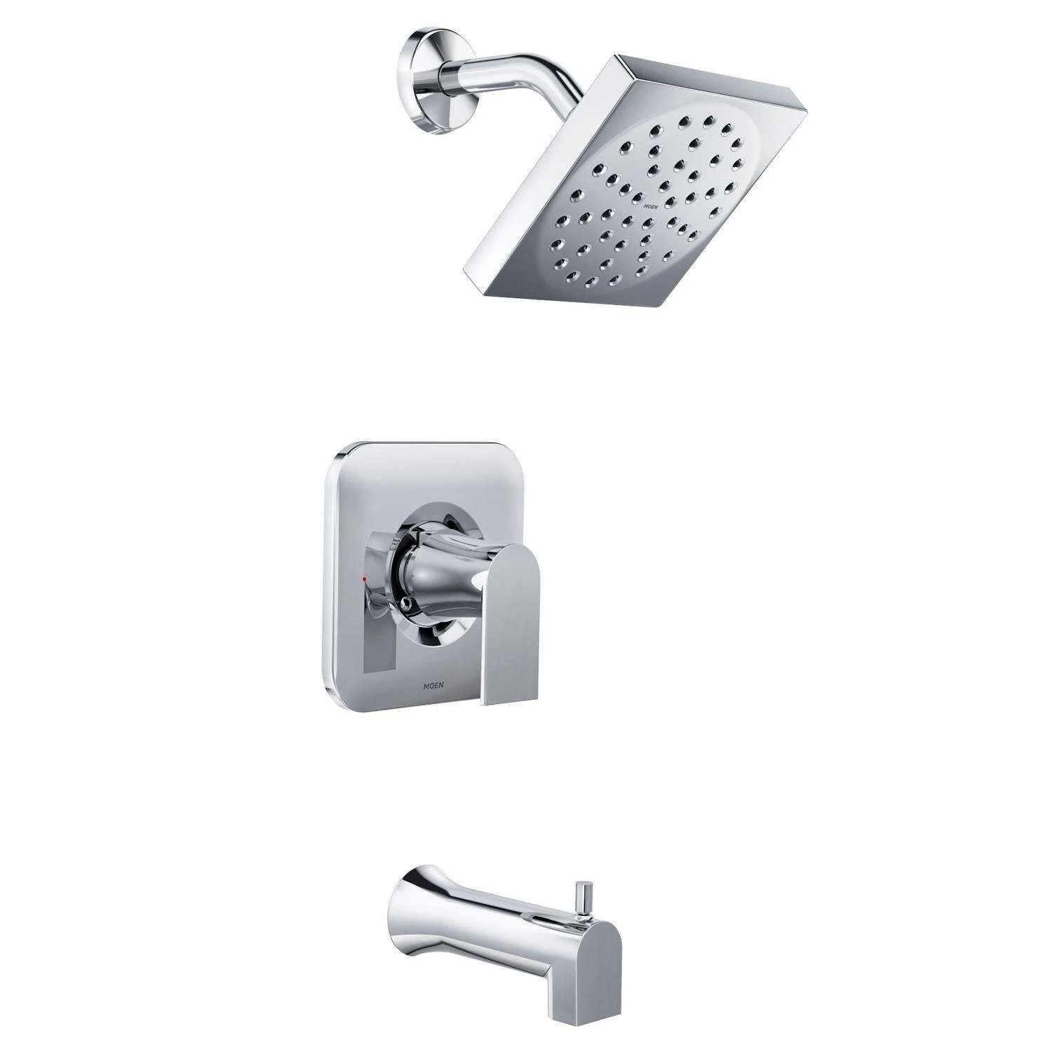 Moen Genta 1-Handle Chrome Tub And Shower Faucet 1 Moen Genta 1-Handle Chrome Tub And Shower Faucet