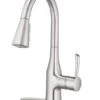 OakBrook Tucana One Handle Brushed Nickel Motion Sensing Pull-Down Kitchen Faucet -ACE Shop d91849e3 0e10 4ff7 b618 00bb2eb78b1a