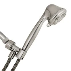 Waterpik PowerSpray Plus Brushed Nickel Plastic 6 Settings Showerhead 1.8 Gpm -ACE Shop d9b3c601 d211 4a97 b27f 5c1148c37c22