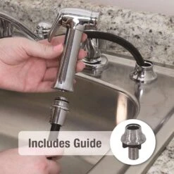 Danco For Universal Silver Chrome Kitchen Faucet Sprayer -ACE Shop dabb6189 1ac3 44e7 9437 7dc5f5a6ed2b