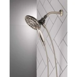 Delta Satin Nickel Stainless Steel 4 Settings Showerhead Combo 1.75 Gpm -ACE Shop dc6d77a1 f640 4ca5 8155 46837cc9b5a8