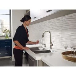 Moen Nori One Handle Stainless Steel Pull-Down Kitchen Faucet -ACE Shop dc8f32ba 8712 42ab 9a62 f968a11048a8