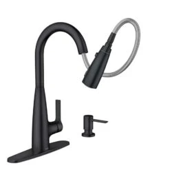 Moen Haelyn One Handle Matte Black Pull-Down Kitchen Faucet 11 Moen Haelyn One Handle Matte Black Pull-Down Kitchen Faucet -ACE Shop de01a5b5 6a81 47fb 8885 c3029ccb2516