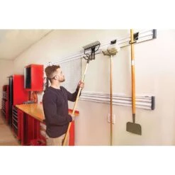 Craftsman VersaTrack 6 In. H X 9.5 In. W X 49 In. D Black/White Plastic Wall Mount Tool Holder -ACE Shop df8d8e7c 4d45 4b76 bfdc ef8b0f7ecd86