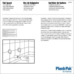 Plumb Pak 1-Handle Chrome Plated Tub Spout 5 Plumb Pak 1-Handle Chrome Plated Tub Spout -ACE Shop dfa34587 5b7e 41bf 8609 7c8a04f841a5